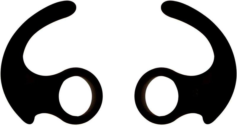 ALXCD Silicone Earhooks for Sony MDR-XB510AS MDR-XB50BS Sports Headphone,SML 3 Pair Replacement Soft Silicone Earbud Hooks, Fit for Sony MDR-XB50BS MDR-XB510AS, Black Hook - Image 2